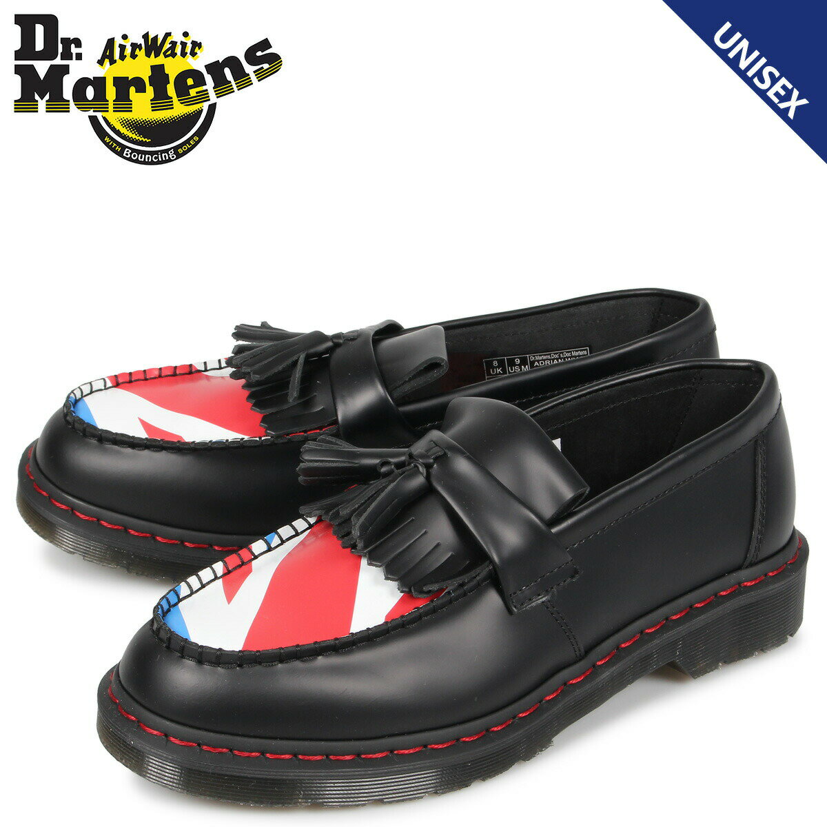 Dr.Martens ADRIAN SMOOTH TASSLE LOAFER ドクターマーチン ローファー タッセル メンズ レディース コラボ ブラック 黒 R25270001