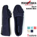 【最大1000円OFFクーポン配布中】MINNETONKA KILTY SUEDE MOC HARDSOLE ミネトンカ モカシン キルティ スエード レディース ハードソール