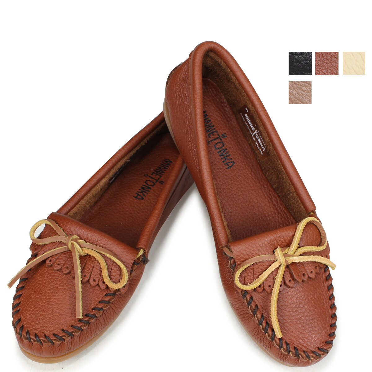 MINNETONKA DEERSKIN SOFT MOC ミネトンカ モカシン ディアスキン ソフト レディースのサムネイル