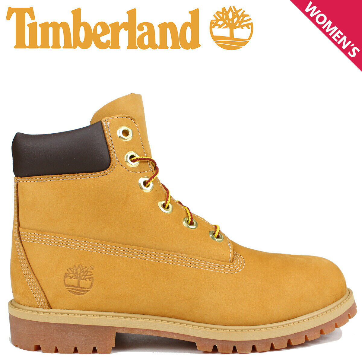 Timberland JUNIOR 6INCH PREMIUM WATERPROOF BOOTS レディース ブーツ 6インチ ティンバーランド 12909 プレミアム ウォータープルーフ