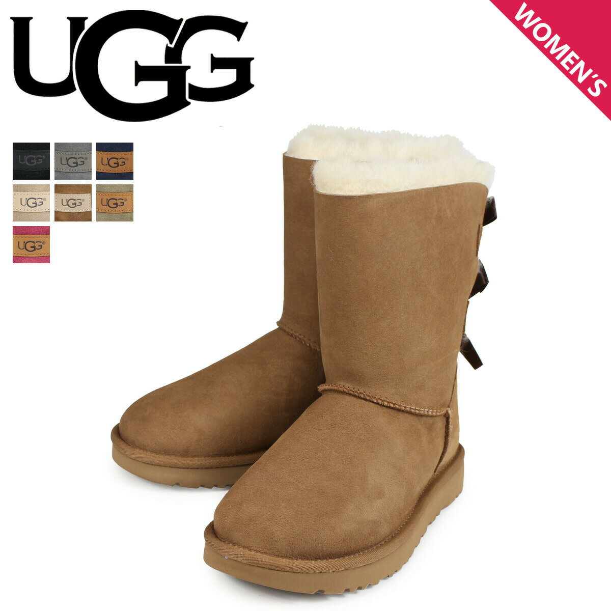 【最大1000円OFFクーポン配布中】 UGG WOMENS BAILEY BOW 2 アグ ムートン ブーツ ベイリー ボウ 2 レディース 1016225