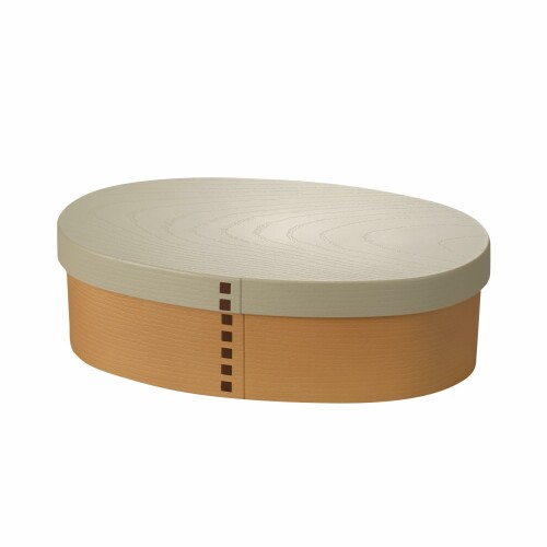 Boiled Rice Container - カノー earth color 抗菌わっぱ弁当L GY 74672