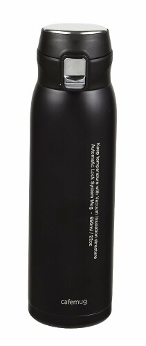 乐天商城 - パール金属 マグボトル マットブラック 650ml 軽量 ワンタッチマグ カフェマグポーター HB-4763