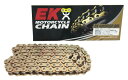 EK(イーケー) 強化ノンシールチェーン 420SR ゴールド 118L(2)