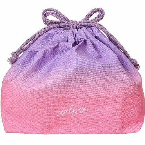 シエルプレ ランチ巾着 ピンク/バイオレット 009