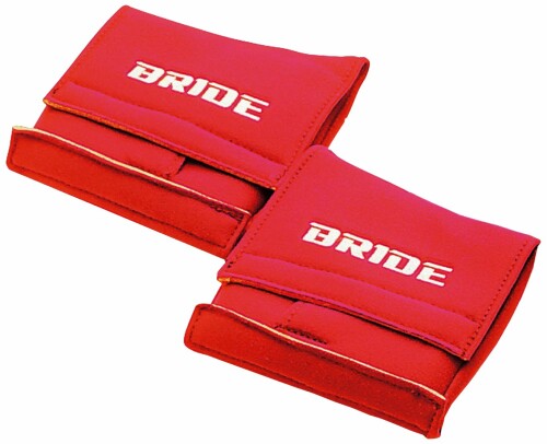 BRIDE (ブリッド) シート用オプションパーツ(左右1組) レッド K02BPO