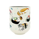 mofusand (もふさんど) 真空二重 ゆのみ 300ml 保温保冷 湯呑 土産 インバウンド 寿司 SUSHI 53-2172
