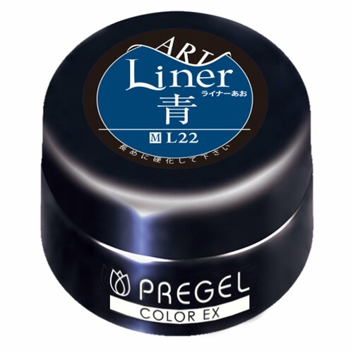 PRE GEL カラーEX ライナー青 3g PG-CEL22 UV/LED対応
