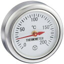日本計量器工業 磁石付温度計 BOV06 白 40×13mm