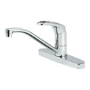 SANEI(サンエイ) 水栓金具 シングル台付混合栓 K676V (仕様:一般地用)