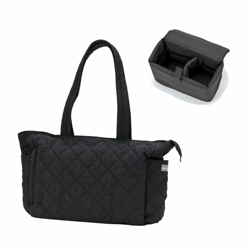 Blanc (ブラン) カメラバッグ トートバッグ M カメラインナーボックス キルティング 大きめ メンズ レ..