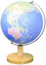 昭和カートン 地球儀 21-GM 行政図タイプ 球径21cm 木製台座
