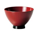 J-kitchens 味噌汁 お椀 日本製 すえひろ椀 朱 (1客) 11.1cm 漆塗り 手塗り その壱