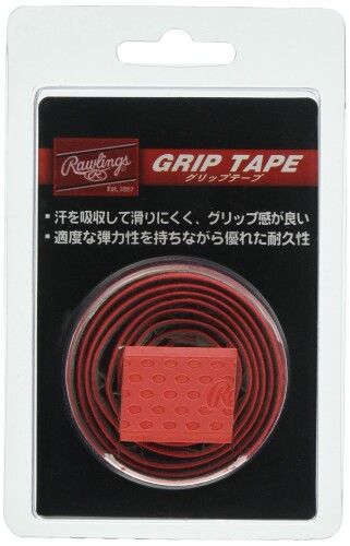 ローリングス(Rawlings) 野球用 グリップテープ EACB11S01 レッド サイズ 1020X25X1.8mm