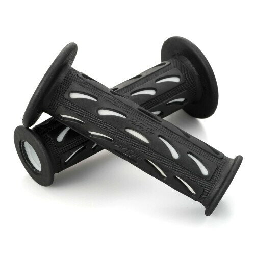 デイトナ(Daytona) PROGRIP(プログリップ) バイク用 グリップ ハンドル径[ファイ]22.2(原付)用 115mm 耐振ゲル エンド貫通 724Miniタイプ ホワイト 98080