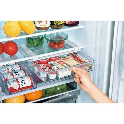 リバティーコーポレーション 冷蔵庫 収納 ケース 棚下 吊り下げ トレー 引き出し L...
