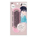 貝印(Kai Corporation) EMO セルフクリーニングブラシ ヘアブラシ コンパクト 清潔 収納 先丸ピン ヘアケア KQ3185(4)