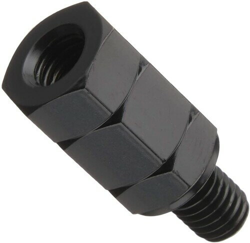 Rakuten - キタコ(KITACO) ミラーアダプター 黒 14mm 逆ネジ8mm → 逆ネジ8mm 0900-505-01087