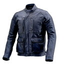 デイトナ(Daytona) バイク用 レザー ジャケット 本革(ワックス加工) 春秋 スクランブラー ライダース DL-501 ネイビー Mサイズ(メンズ) 2...