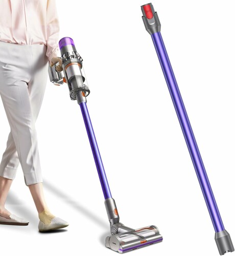 延長ロングパイプ V12 Detect Slim、V12 Digital Slim、V10 slim、SV18 FF PRO、SV18 FFN、SV18 FF ENTN、SV46 SU、SV30 ABL、SV20 FFN 掃除機用交換部品 パープル