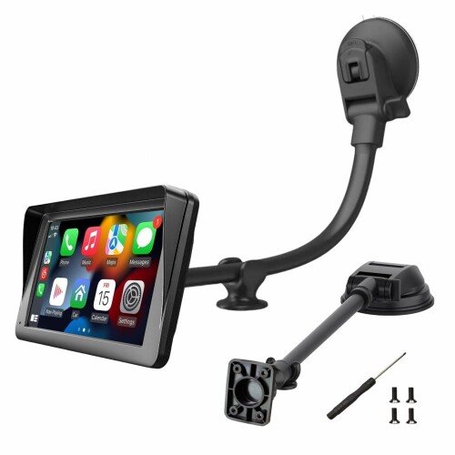 Epronic CarPlay スクリーン用吸盤式マウント、ネジ付き、11.8インチ長アーム、360...