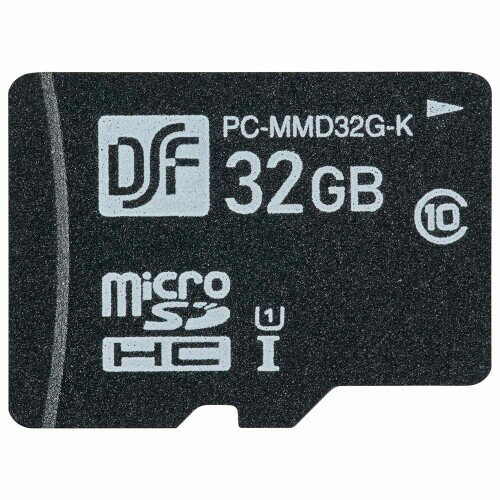 オーム電機 高耐久マイクロSDメモリーカード 32GB PC-MMD32G-K 01-3058 OHM