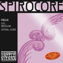 THOMASTIK SPIROCORE スピロコア チェロ弦 D線 スパイラルコア4/4 クロム巻 S27