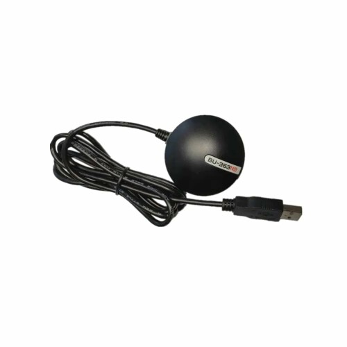 Basicest 高感度、高速測位（BU-353S4比）を実現 BU-353S4 USB 後継 New GNSSレシーバー BU-353N5 GPS(GNSS)レシーバー USB 受信機 (GlobalSat IC使用)