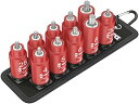 WERA ヴェラ 差込角3/8DR 10個組 絶縁TORXビットソケットセット 004930