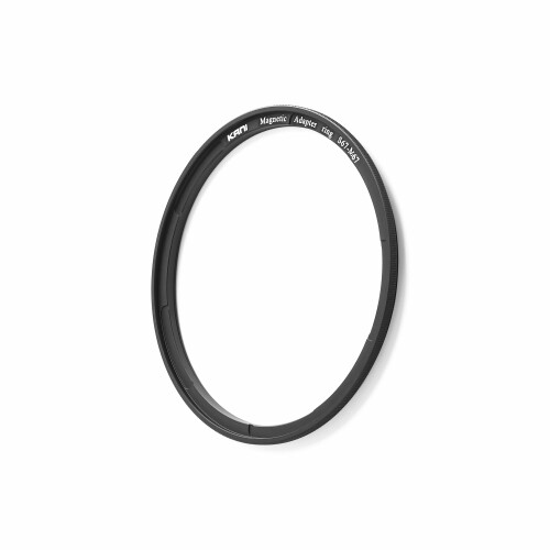 KANI 67mm マグネットクイックリリース Magnetic Adapter ring S67-M67 レンズ側単品 ローレット付 空転防止機構付 黒枠 フィルターアクセサリ アルミ製 816740