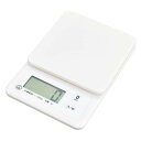 オーム(OHM) キッチンスケール はかり 料理用 クッキングスケール 最大1kg 1g単位 計り デジタル ホワイト おしゃれ COK-S101-W 08-1454 オーム電機(3)