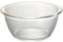 HARIO(ハリオ) 日本製 耐熱ガラス製 サラダボウル 300ml BUONO kitchen HSB-30-BK クリア