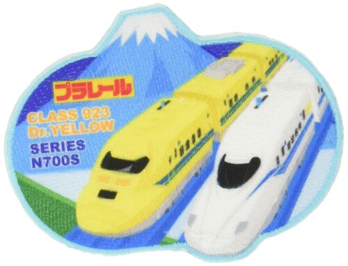 パイオニア プラレール新幹線923形Dr.YELLOW・シリーズN700S アイロン・シール両用 ワッペン TOM650-TOM 07