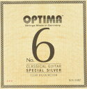 オプティマ(OPTIMA)ギター弦 No6.SNMT スペシャルシルバー・クリアナイロン・ミディアム セット