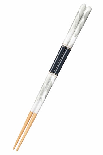 FlaColle 箸 23cm 御洒落 日本製 プレゼント (ブラック)
