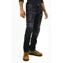 (KOMINE) バイク用 パンツ WJ-7393S スーパーフィット プロテクトメッシュジーンズ 07-7393 メンズ Deep Indigo S