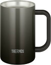 サーモス 真空断熱ジョッキ 600ml ブラック 食洗機対応 魔法びん構造 保温保冷 ビールジョッキ JDK-601C BK