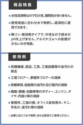 イチネンケミカルズ(Ichinen Chemicals) 車用 水性洗浄剤 無リンスーパーセーフティ 1L NX304 無リン・無溶剤・中性