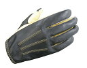 T'S(ティーズ) 日本製レザーグローブ ブラック/キャメル LL TSG-01B