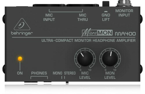 Behringer(ベリンガー) ベリンガー モニターヘッドホンアンプ 1チャンネル モニター ヘッドフォンアンプ MA400 Behringer(ベリンガー) ベリンガー モニターヘッドホンアンプ 1チャンネル モニター ヘッドフォンアンプ MA400