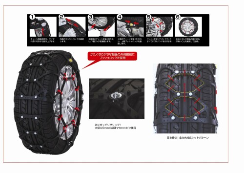エフ・イー・シー(FEC) タイヤチェーン エコメッシュ2 FB02 FB02