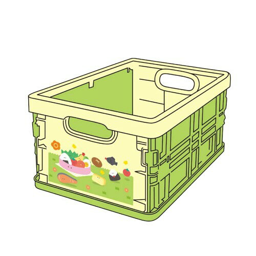 折りたたみミニコンテナ つぶらな瞳のお弁当箱