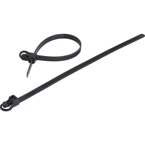 トラスコ中山(TRUSCO) 簡単解除 リリースタイ 幅7.5mmX200mm 黒色 TRHB-200BK