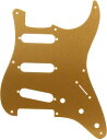 Fender ピックガード Pickguard, Stratocaster(R) S/S/S, 8-Hole Mount, Gold Anodized Alum...