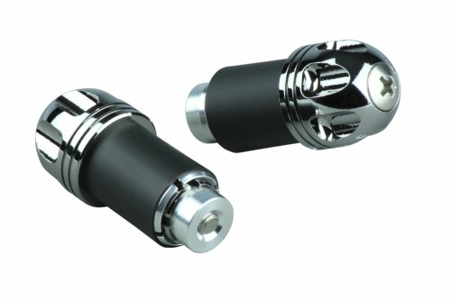 ポッシュフェイス(POSH FAITH) バイク用品 ハンドルバーエンド NASAタイプバーエンド(外径22mm) ユニバーサル ハンドル内径14-19mm対応 メッキ 031074-33-10 バーエンドキャップ