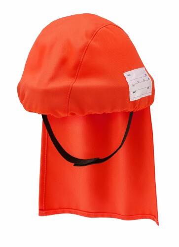 タイカ 防災頭巾 でるキャップ for kids 頭囲50~54cm用 レッド 頭で押して簡単装着 DCFK-RD-01