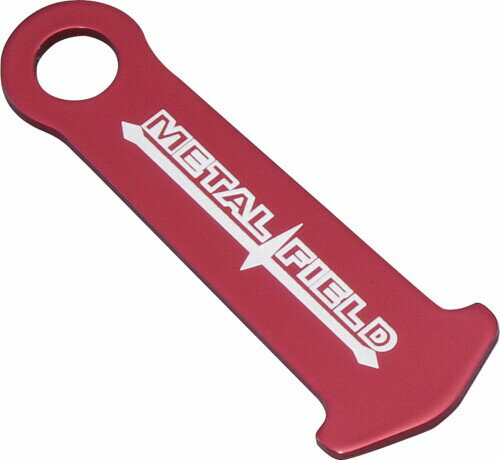 キジマ(Kijima) バイクパーツ ヘルメットロック ホルダー ヘルロックアシスト2 アルミ製 延長 キーホルダー ラチェットチンストラップ用 レッド P00029