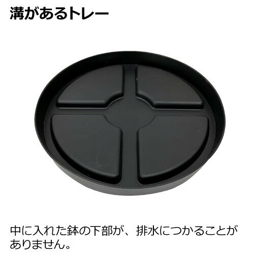 リッチェル グレーニーポットカバー 6号鉢向け アイボリー 鉢カバー 鉢がしっかり...