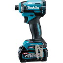 マキタ(Makita) 充電式インパクトドライバ 40Vmax2Ah バッテリ2本・充電器・ケース付 TD003GRAX