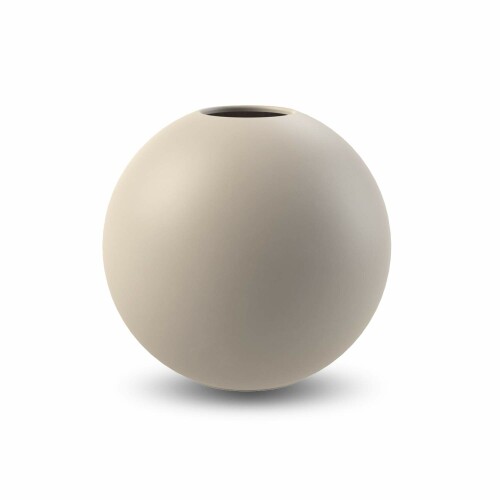 Cooee Design ボール花瓶 セラミック製 8 cm (サンド)